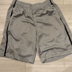 Fila Gray and Black Athletic‎ Shorts with Moisture-Wicking Fabric